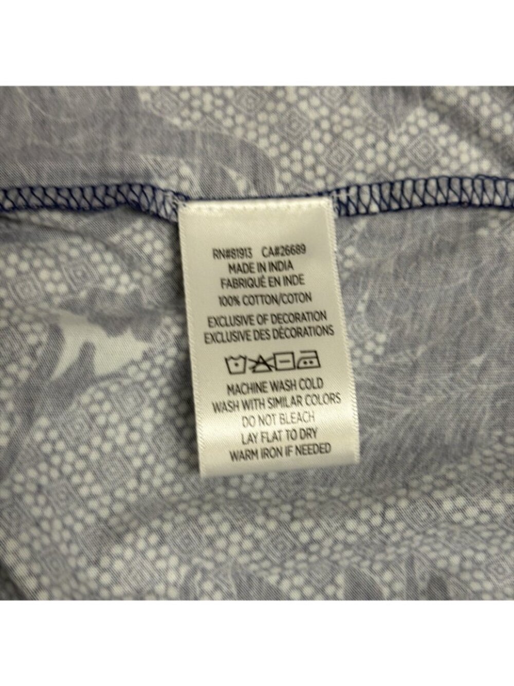 Robert Graham Basque Polo Shirt Mens Small Navy Floral Print Knit Short Sleeve - Picture 7 of 8